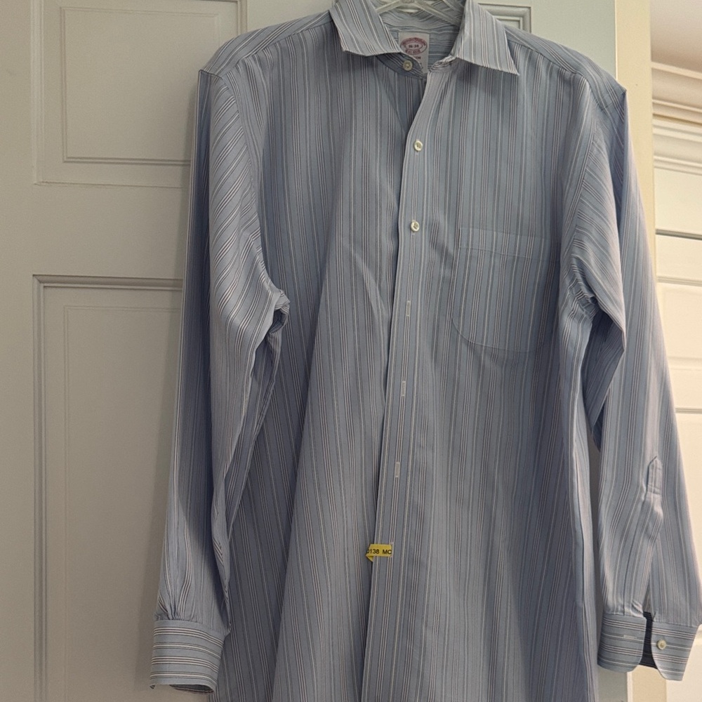 Brooks Brothers Blue Striped Shirt
